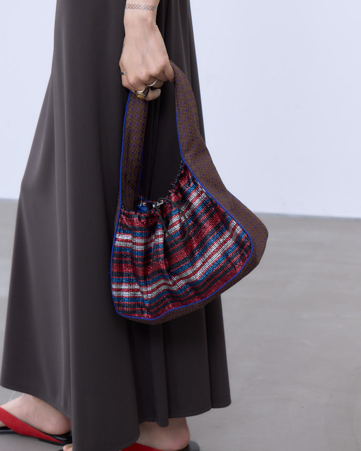【LIMITED FABRIC】DRAWSTRING ONE HANDLE BAG