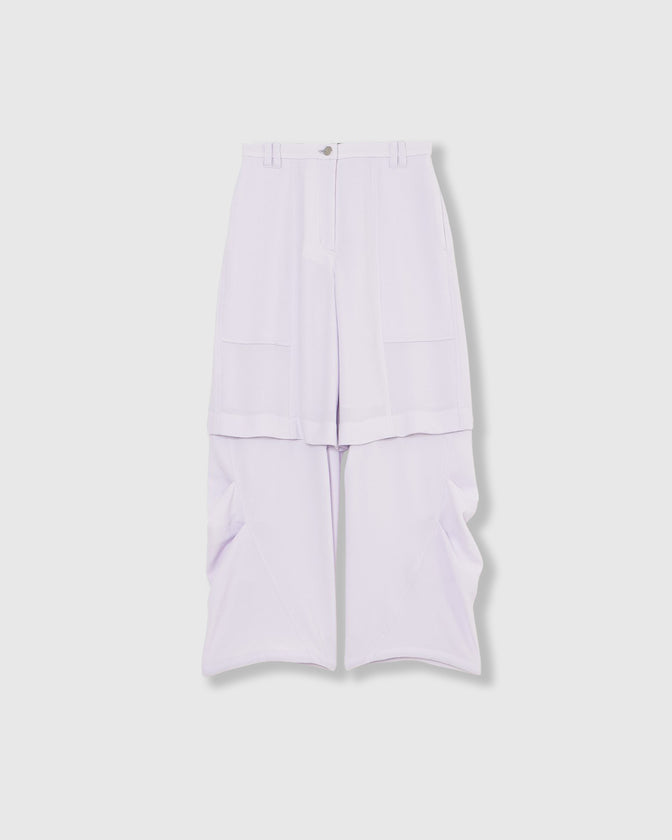 VINTAGE GEORGETTE CONVERTIBLE PANTS
