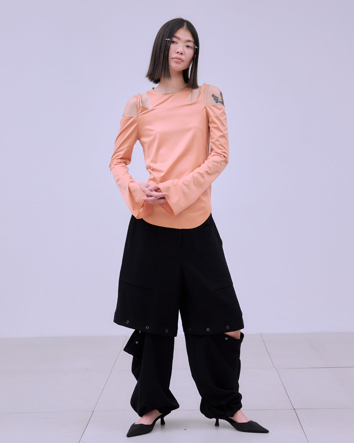 VINTAGE GEORGETTE CONVERTIBLE PANTS | SENSE 17_ | STORE | THINGS