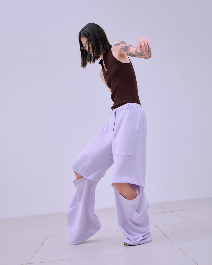VINTAGE GEORGETTE CONVERTIBLE PANTS