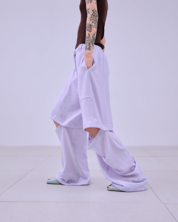 VINTAGE GEORGETTE CONVERTIBLE PANTS