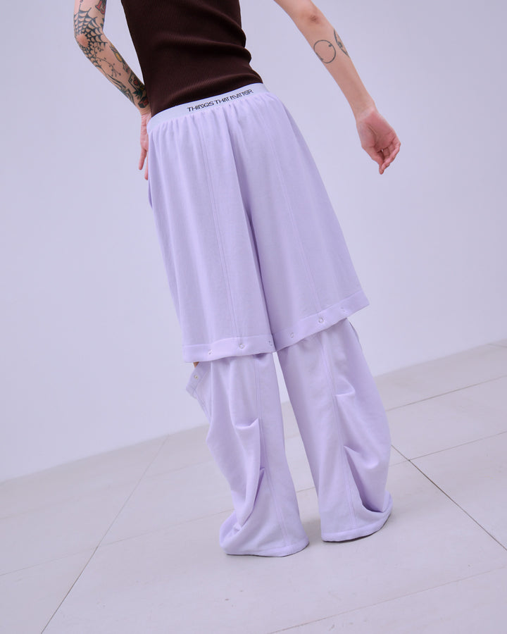 VINTAGE GEORGETTE CONVERTIBLE PANTS