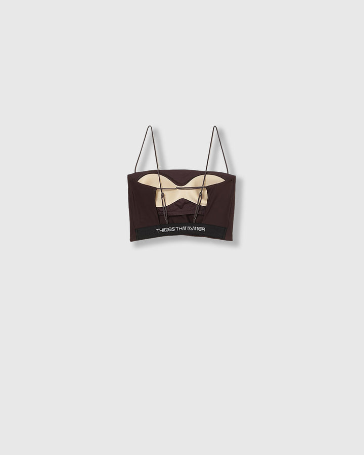 BACK CROSS-STRAP BRA TOP