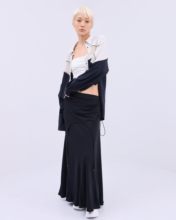 TWO WAY GATHERED DRESS & SKIRT