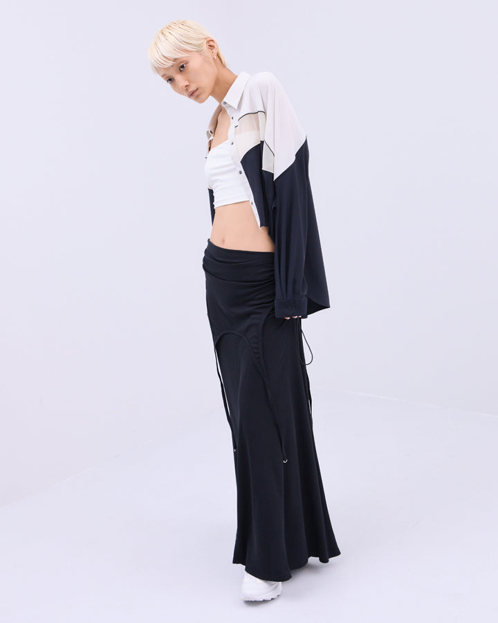 TWO WAY GATHERED DRESS & SKIRT