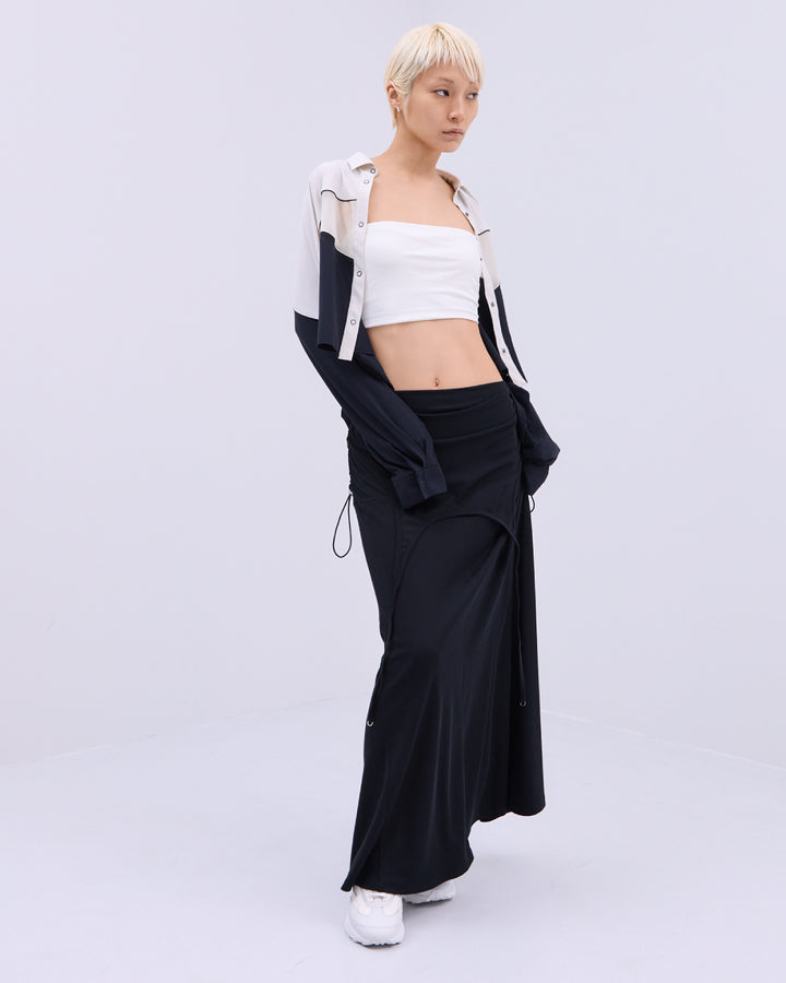 TWO WAY GATHERED DRESS & SKIRT