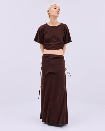 TWO WAY GATHERED DRESS & SKIRT