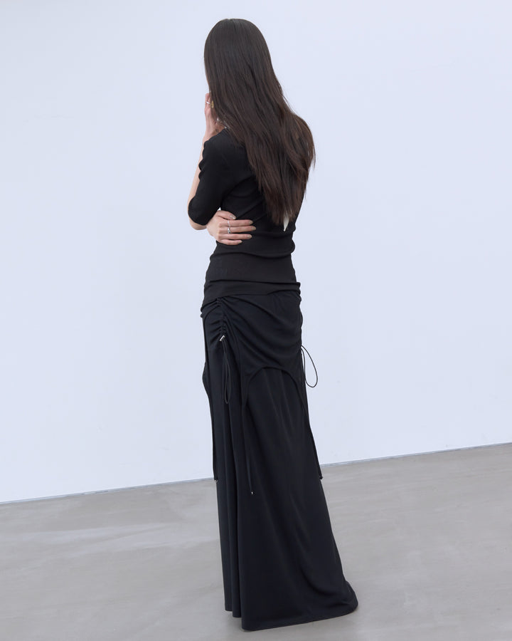 TWO WAY GATHERED DRESS & SKIRT
