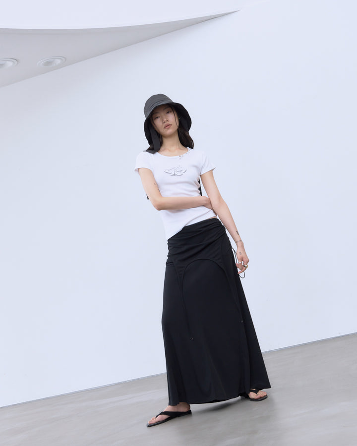 TWO WAY GATHERED DRESS & SKIRT