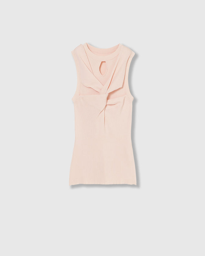 TWIST KNIT TANK TOP