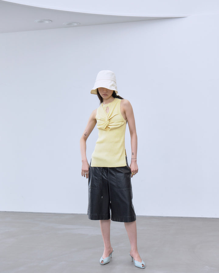TWIST KNIT TANK TOP
