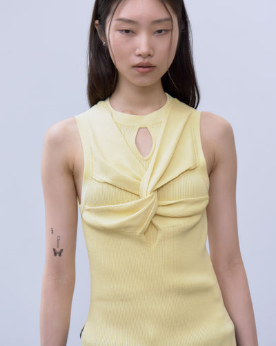 TWIST KNIT TANK TOP
