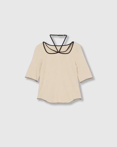 CHOKER STRAP SQUARE TOPS