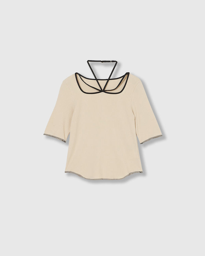 CHOKER STRAP SQUARE TOPS