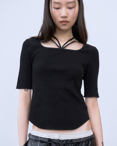 CHOKER STRAP SQUARE TOPS