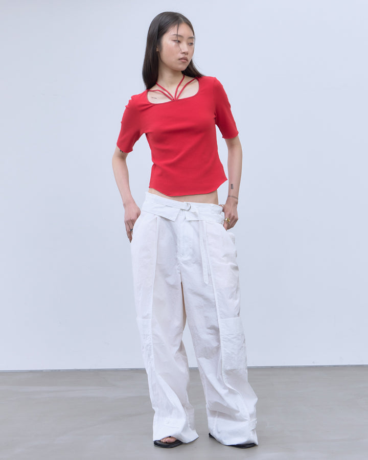 CHOKER STRAP SQUARE TOPS