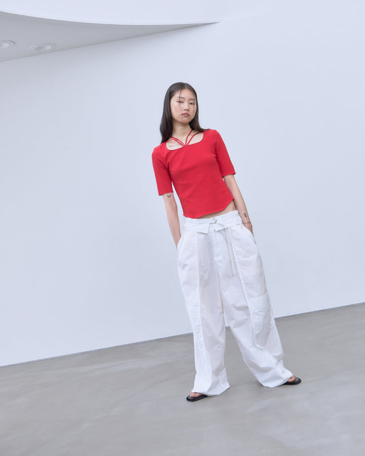 CHOKER STRAP SQUARE TOPS