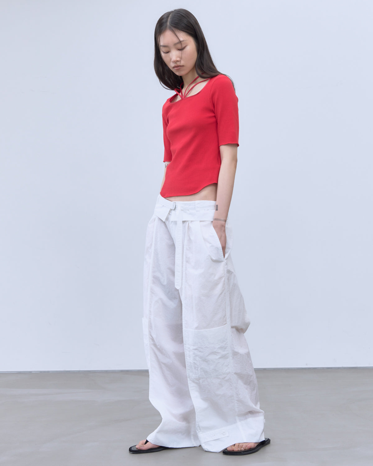WORK TAFFETA PANTS