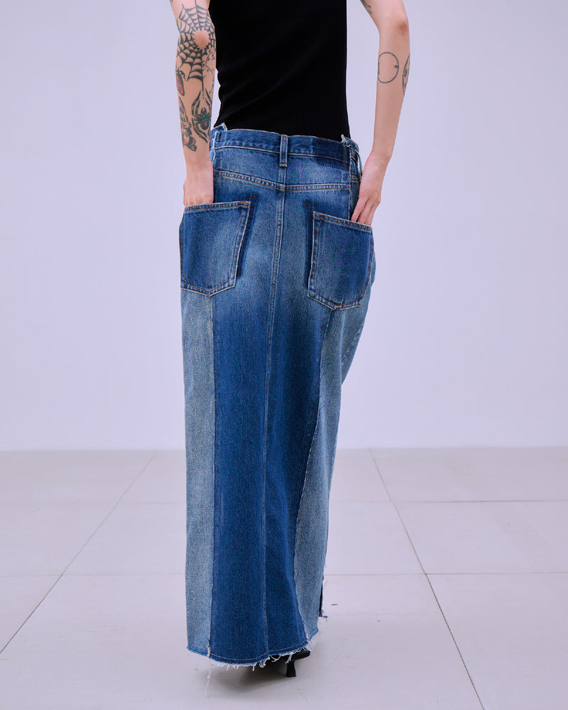 REMAKE DENIM SKIRT
