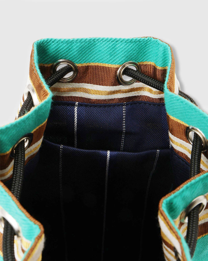 【LIMITED FABRIC】TWO WAY DRAWSTRING BAG