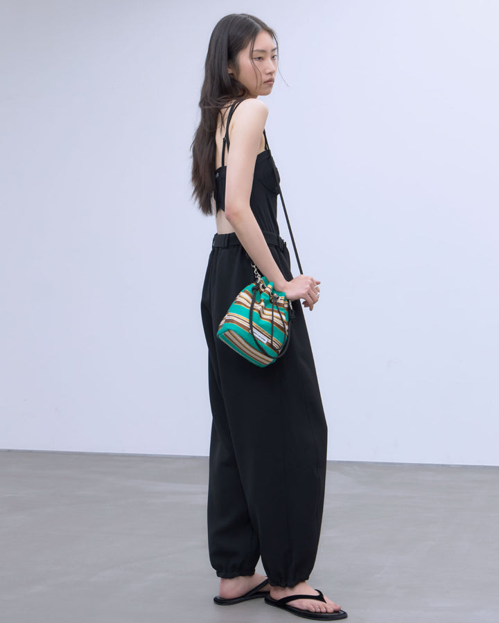【LIMITED FABRIC】TWO WAY DRAWSTRING BAG