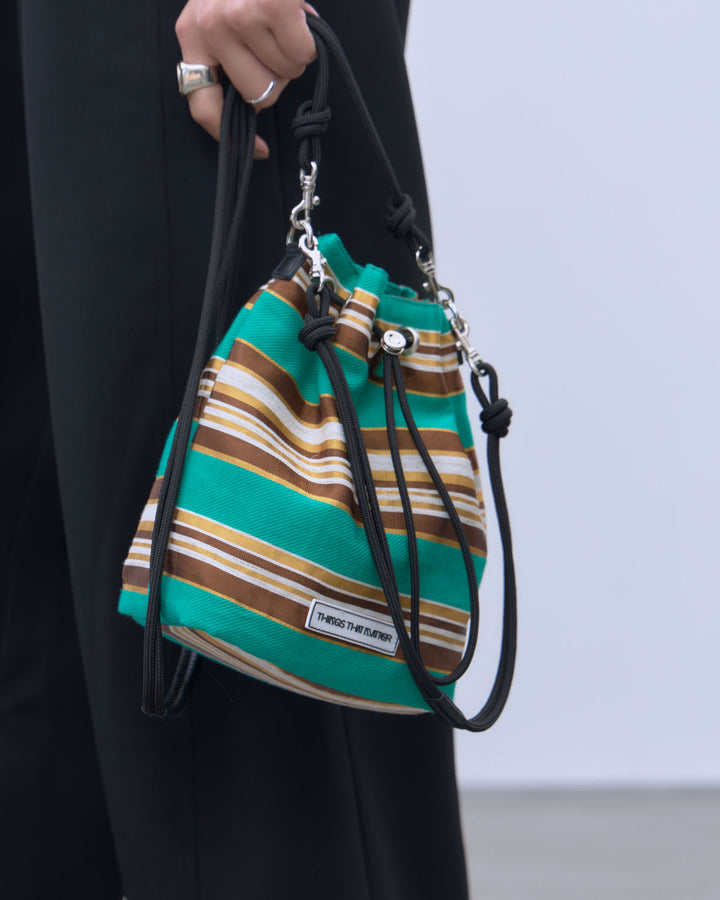 【LIMITED FABRIC】TWO WAY DRAWSTRING BAG