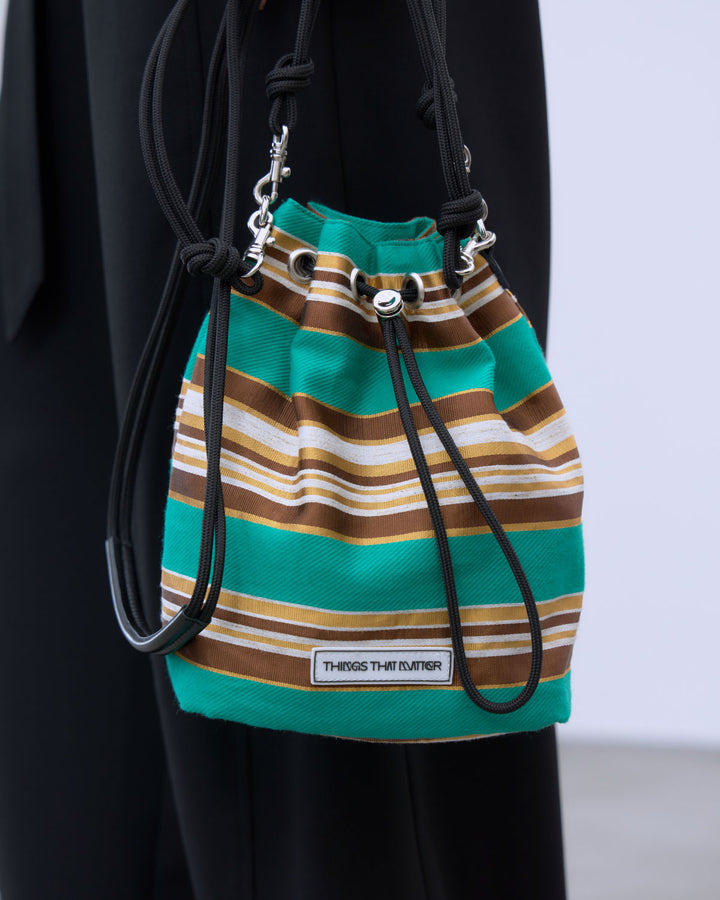 【LIMITED FABRIC】TWO WAY DRAWSTRING BAG