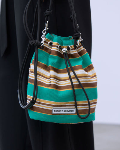 【LIMITED FABRIC】TWO WAY DRAWSTRING BAG