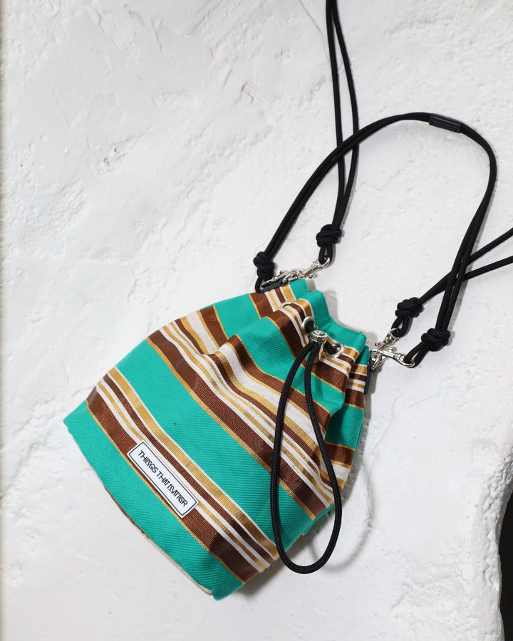【LIMITED FABRIC】TWO WAY DRAWSTRING BAG
