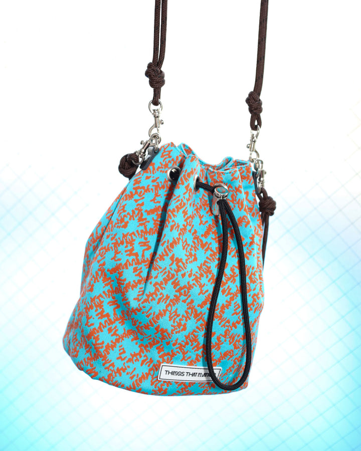 【LIMITED FABRIC】TWO WAY DRAWSTRING BAG