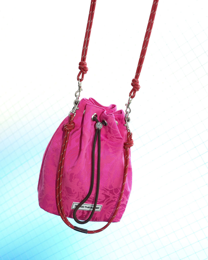 【LIMITED FABRIC】TWO WAY DRAWSTRING BAG