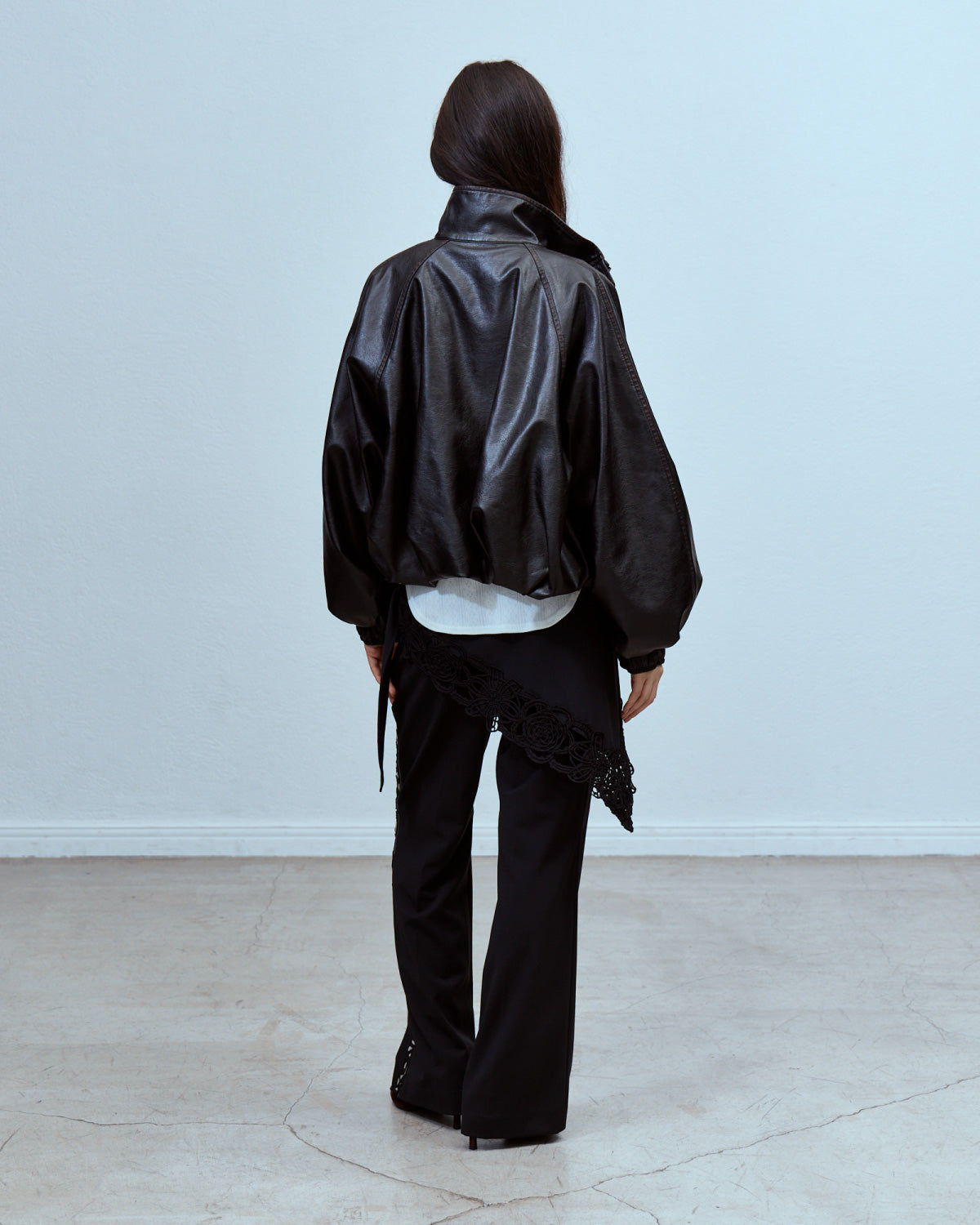 FAUX LEATHER BALLOON BLOUSON | COMING SOON | STORE | THINGS THAT
