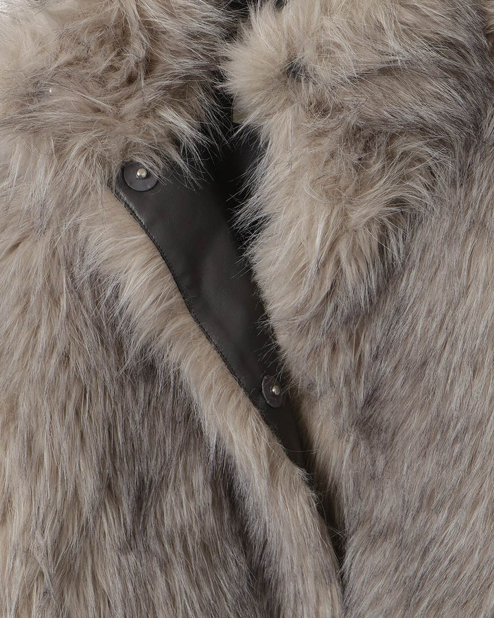 IMITATION FOX FUR JACKET