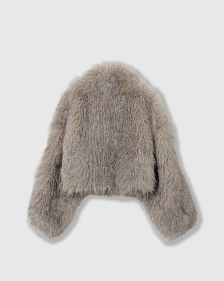 IMITATION FOX FUR JACKET