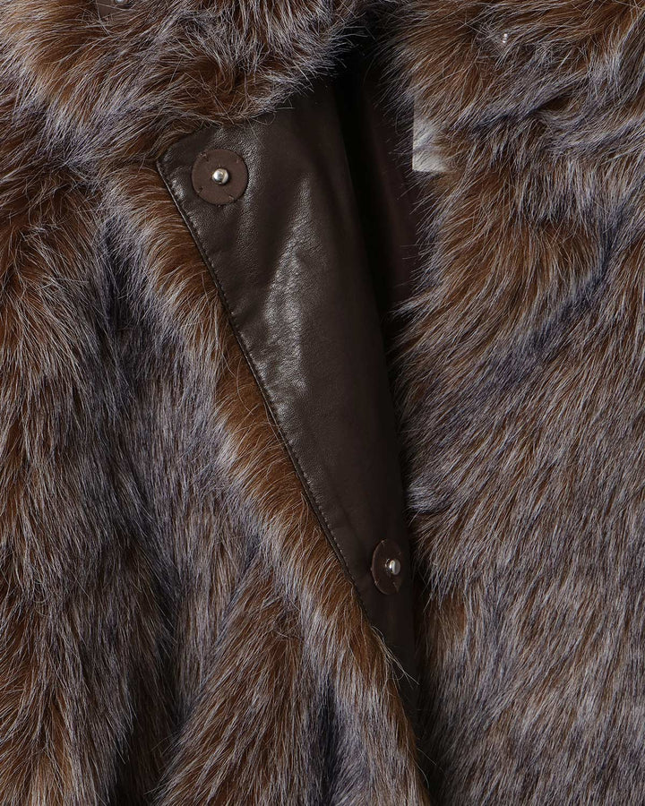 IMITATION FOX FUR JACKET