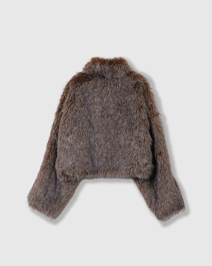 IMITATION FOX FUR JACKET