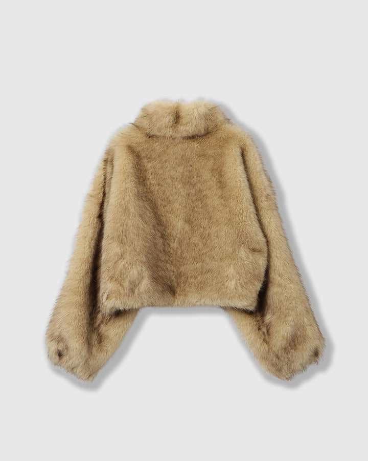 IMITATION FOX FUR JACKET