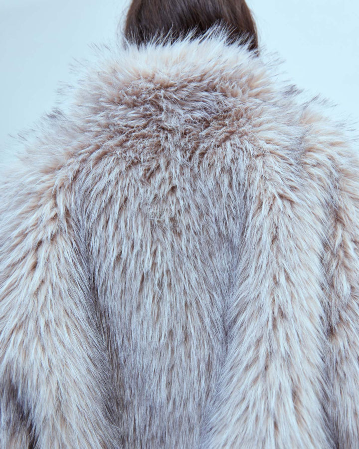 IMITATION FOX FUR JACKET