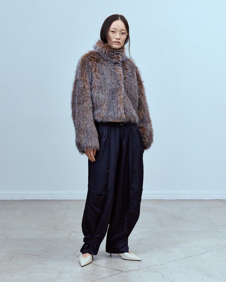 IMITATION FOX FUR JACKET