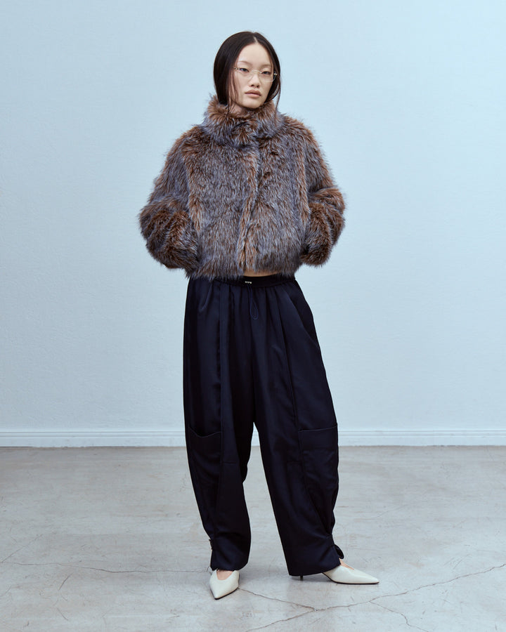 IMITATION FOX FUR JACKET