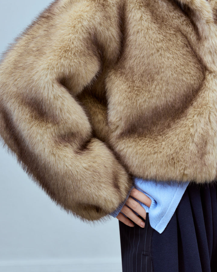 IMITATION FOX FUR JACKET