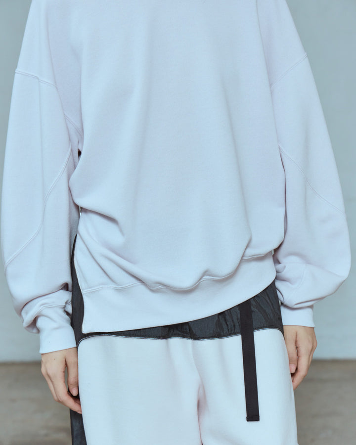 TWOWAY SIDEZIP SWEAT