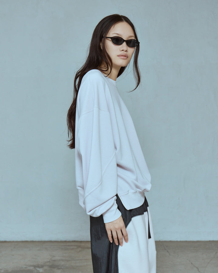 TWOWAY SIDEZIP SWEAT