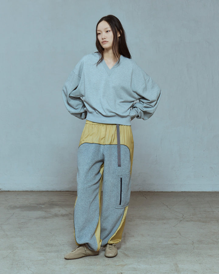 TWOWAY SIDEZIP SWEAT