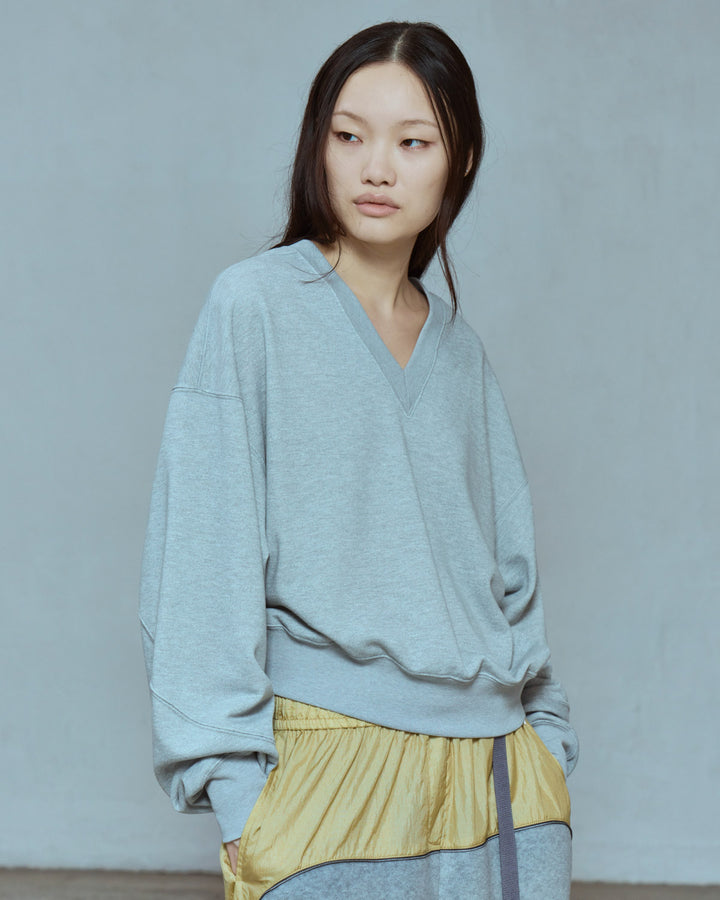 TWOWAY SIDEZIP SWEAT