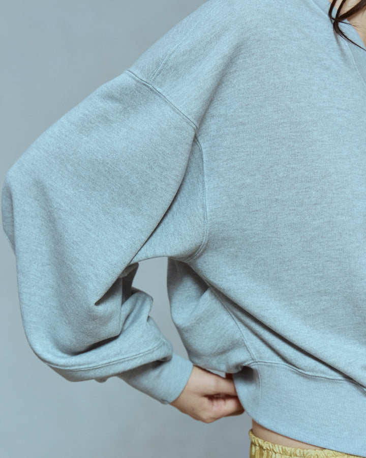 TWOWAY SIDEZIP SWEAT