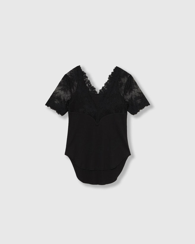 SWITCHING LACE RIB TOPS