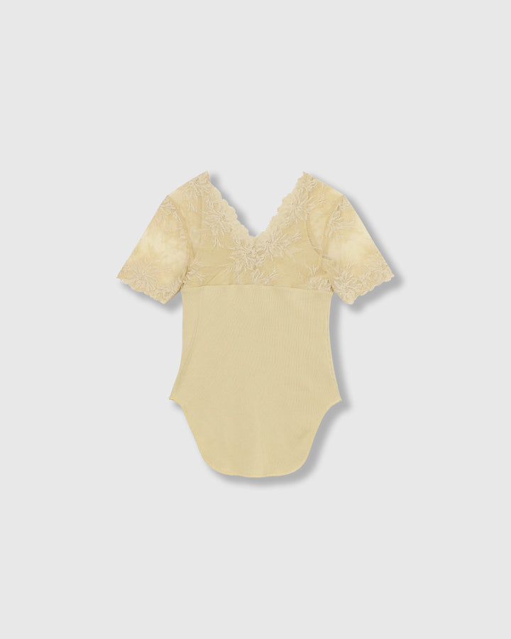 SWITCHING LACE RIB TOPS
