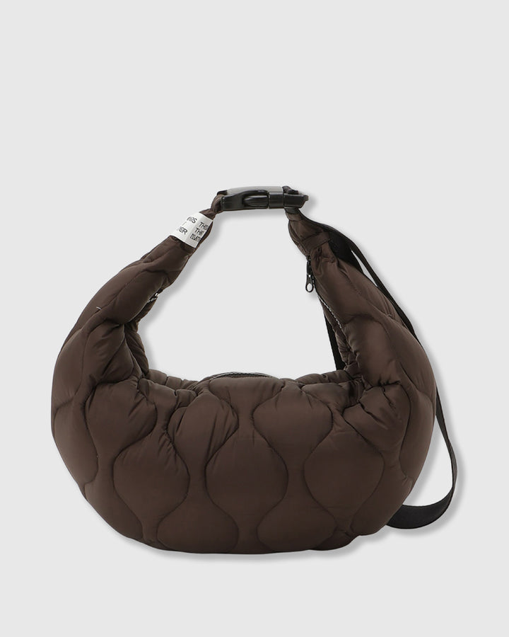 TAION QUILTED CONVERTIBLE MOON BAG