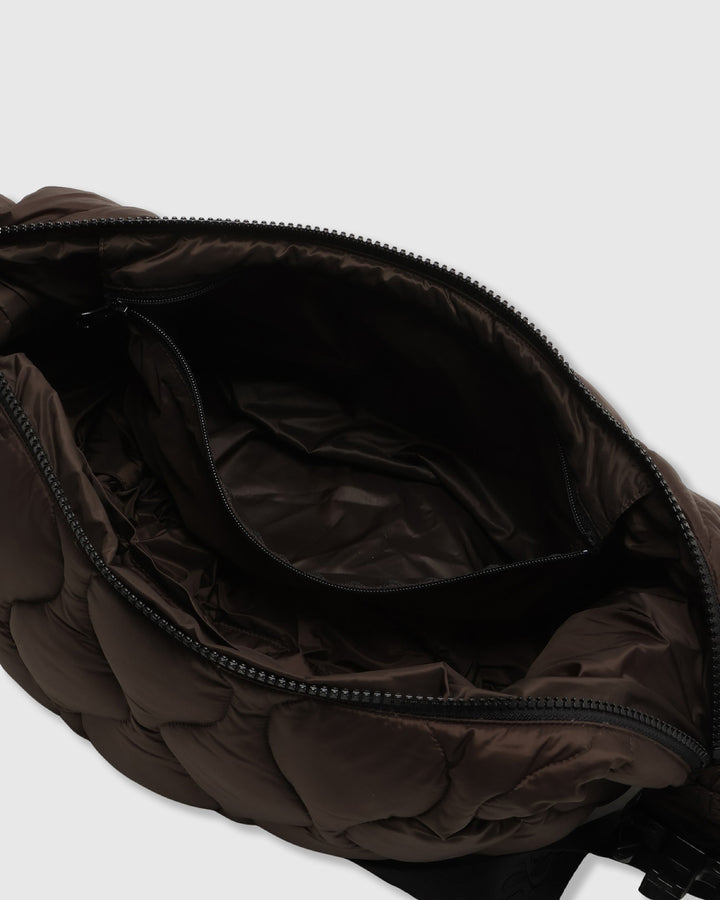 TAION QUILTED CONVERTIBLE MOON BAG